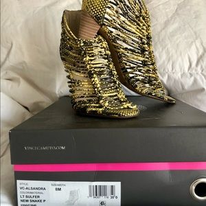 Vince Camuto Snake Heels